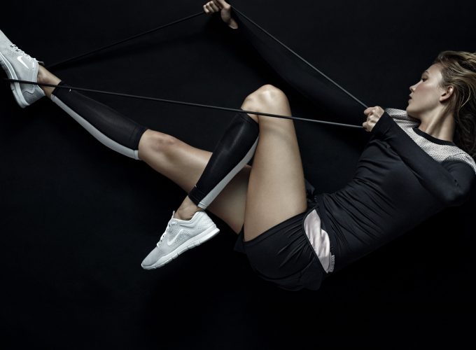Wallpaper Karlie Kloss, Karlie Elizabeth Kloss, model, sport, socks, blonde, Sport 837482930